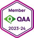 QAA Membership Badge 23 24 colour