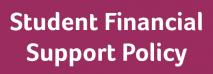student financial support policy