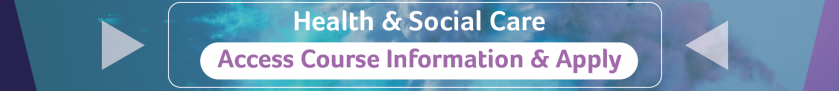 health and social care access course information and apply